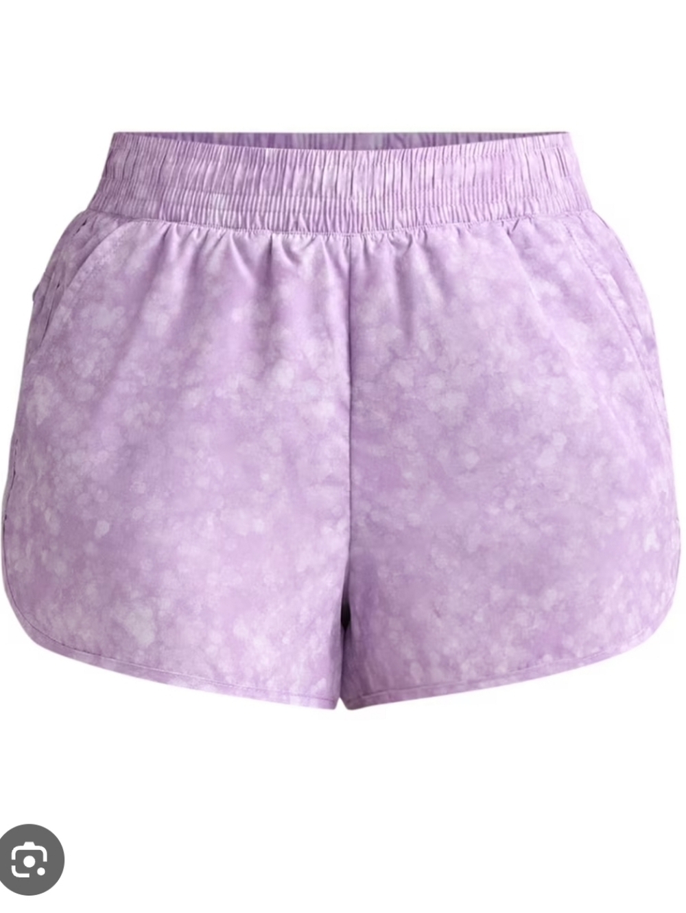 ATHLETIC Women's Lavender Shorts with High Elastic Waist SIZE XXL